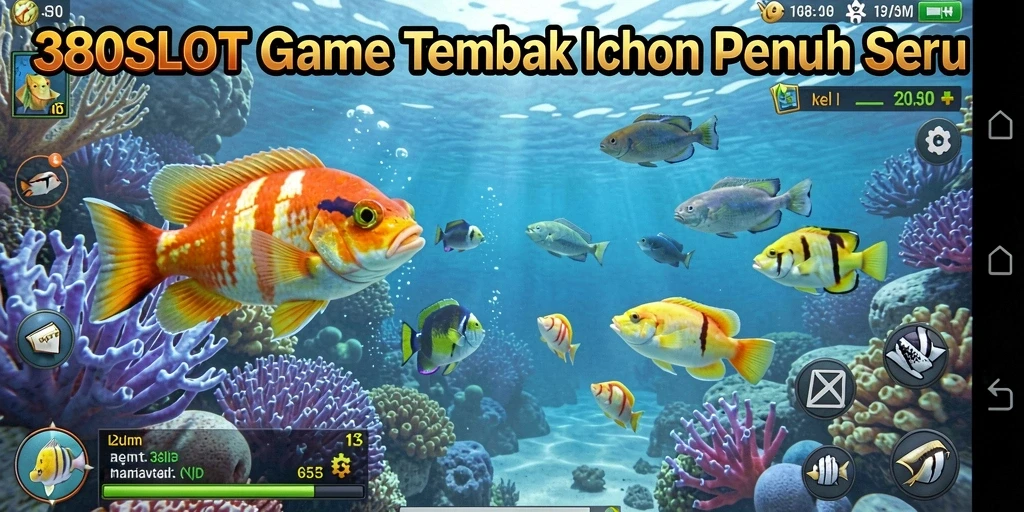 Tampilan gameplay menembak ikan di 380SLOT yang seru dan penuh aksi.