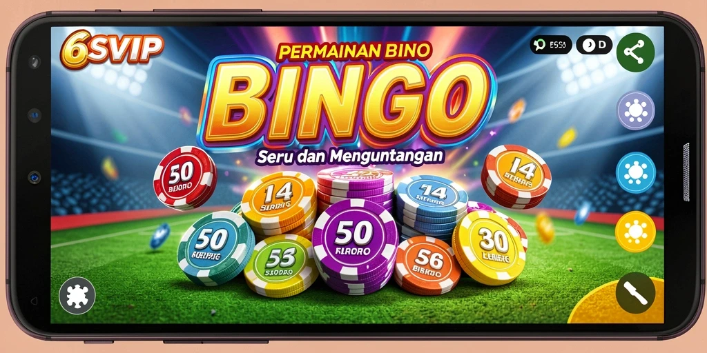 Screenshot gameplay Bingo yang seru dan interaktif.