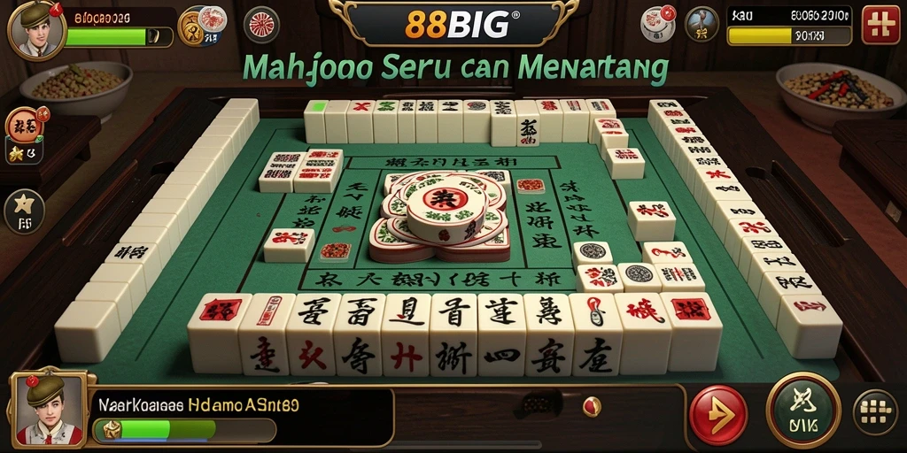 Screenshot gameplay 88BIG menunjukkan momen seru dalam Mahjong.