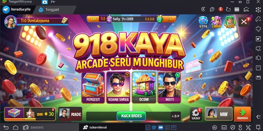 Tampilan gameplay seru dan menantang di 918KAYA.