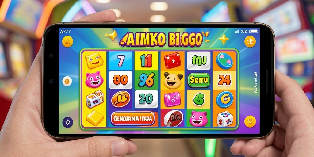 Tampilan gameplay Bingo yang seru di A7777.