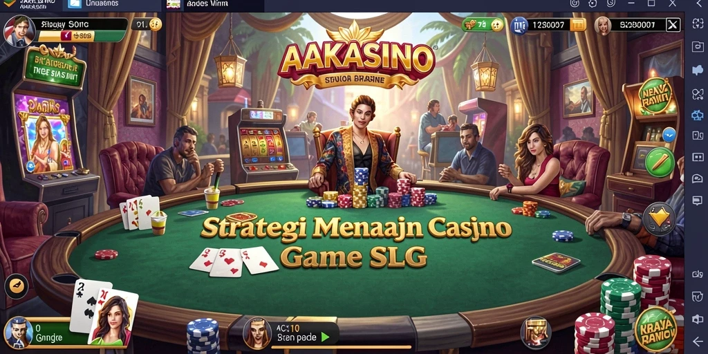 Tampilan menarik dari gameplay AAKASINO yang penuh strategi.