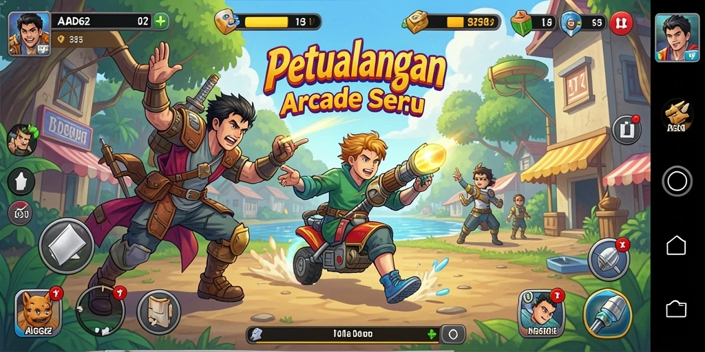 Tampilan gameplay seru dari ADG62 dalam aksi penuh tantangan.