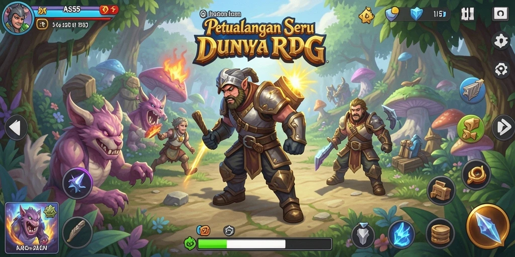 Gameplay mendebarkan dalam ASG55 dengan pertarungan yang strategis.