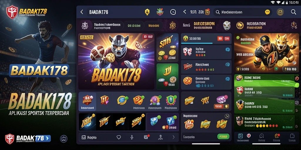 Screenshot utama BADAK178 menampilkan gameplay Sportsbook yang menarik.