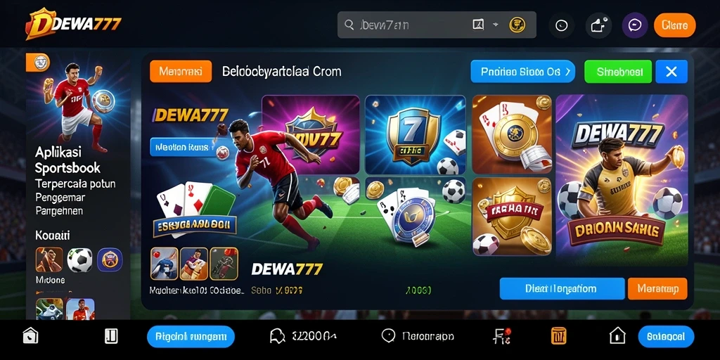 Gameplay menarik DEWA777 pada taruhan olahraga.