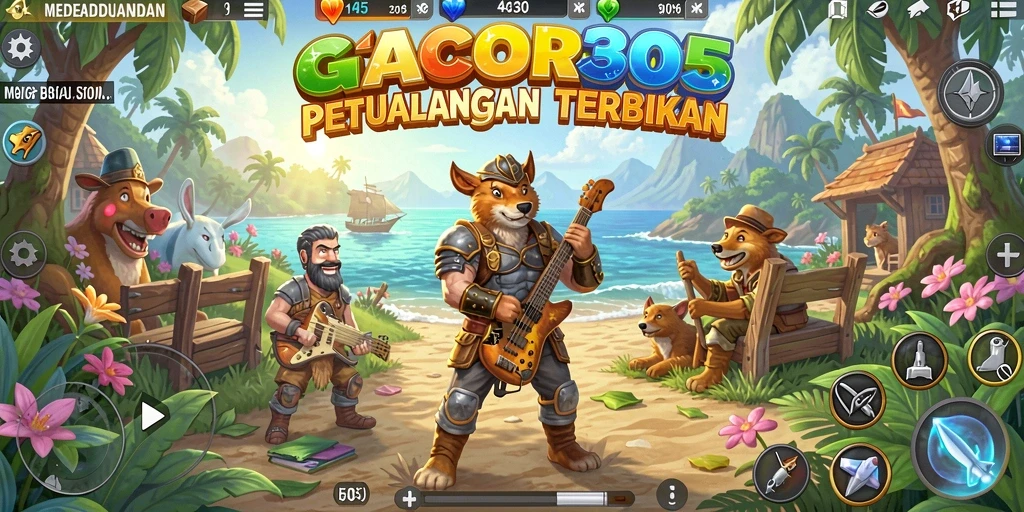 Screenshot utama GACOR305 menampilkan gameplay Open World yang menakjubkan.