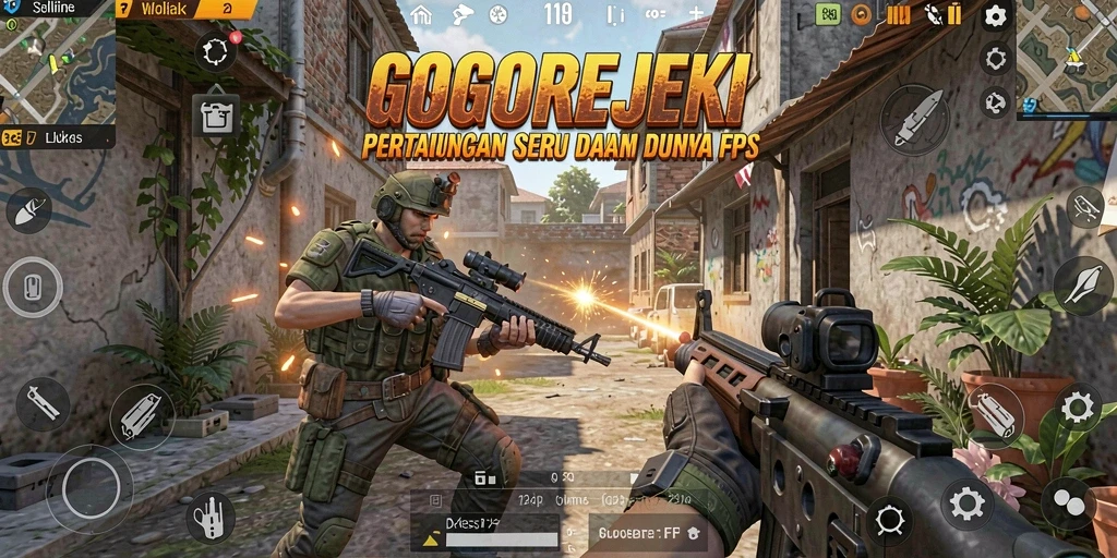 Menampilkan aksi gameplay intens dalam GOGOREJEKI dengan grafis yang menawan.
