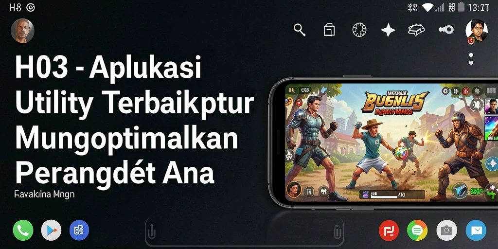 Tangkapan layar menunjukkan antarmuka intuitif H03 dengan fitur Utility.
