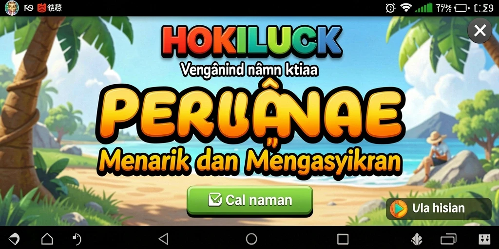 Screenshot HOKILUCK menampilkan gameplay Idle yang seru.