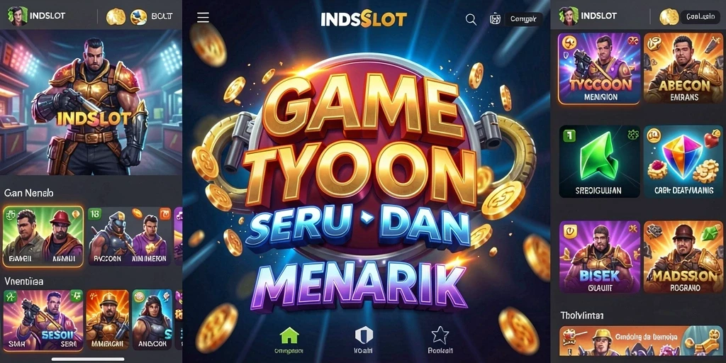 Tampilan gameplay seru dan menarik dari INDSLOT.