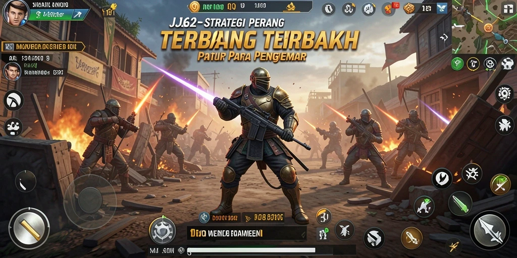 Gameplay JJ62 yang strategis dan menantang dalam aksi.