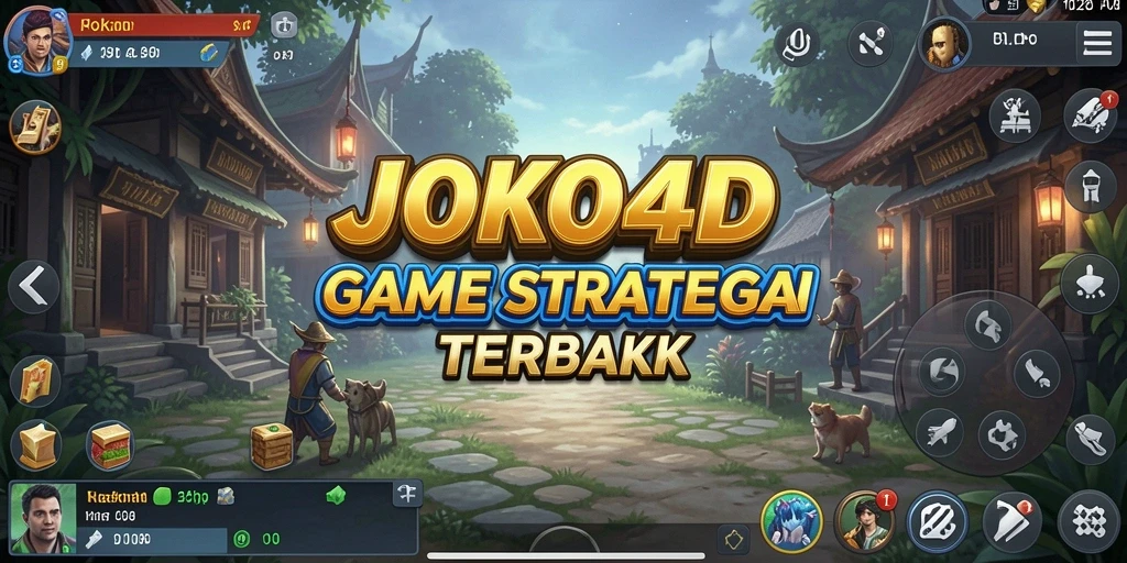 Screenshot menunjukkan aksi strategis dalam permainan JOKO4D.