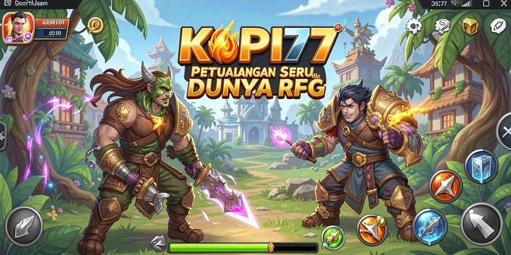 Tampilan gameplay KOPI77 yang seru dan menantang di dunia RPG.
