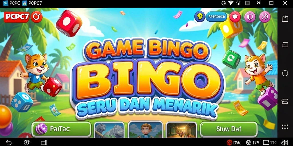 Tampilan screenshot menunjukkan gameplay Bingo yang menarik.