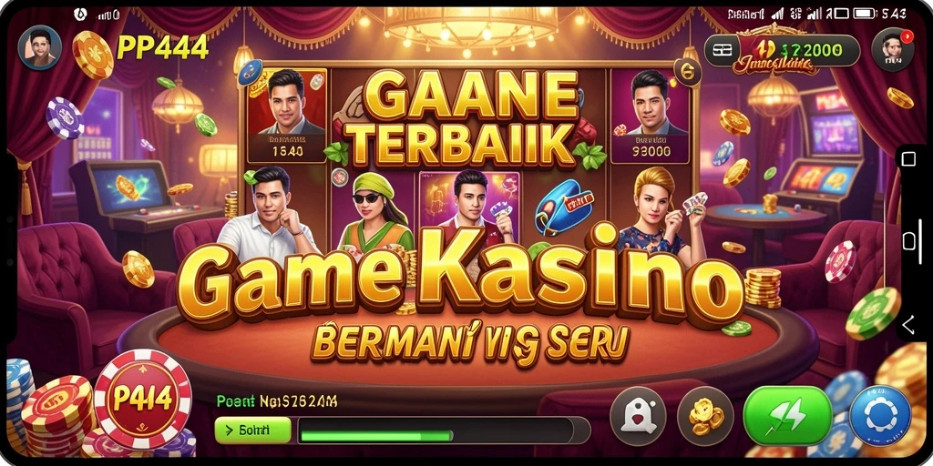 Tampilan gameplay seru dan interaktif dalam PP444.