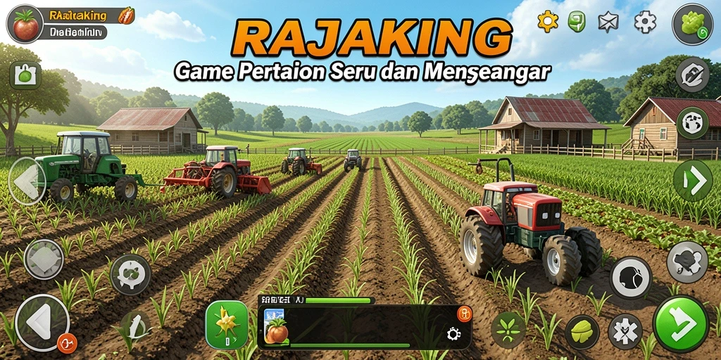 Gameplay menarik RAJAKING dalam bertani dan berinteraksi.