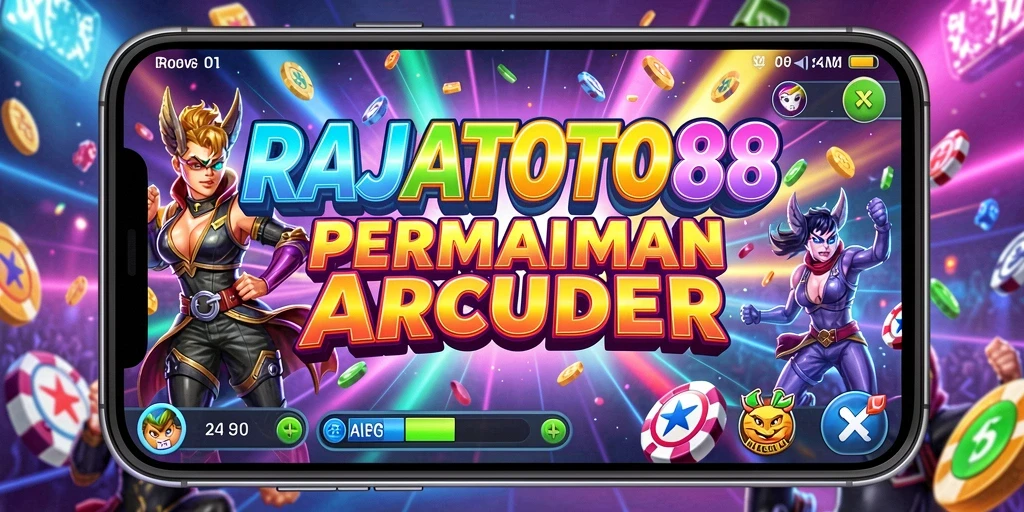 Screenshot RAJATOTO88 menunjukkan aksi menarik gameplay arcade.