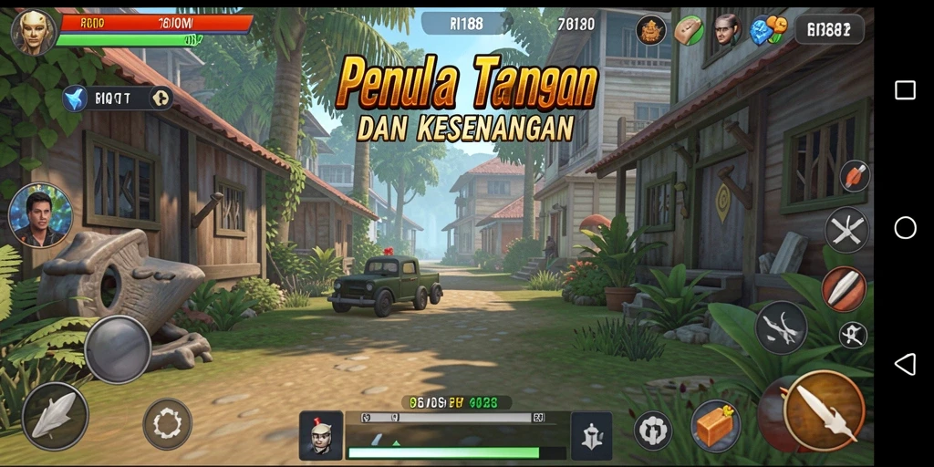 Tangkapan layar utama menampilkan gameplay simulasi yang imersif.