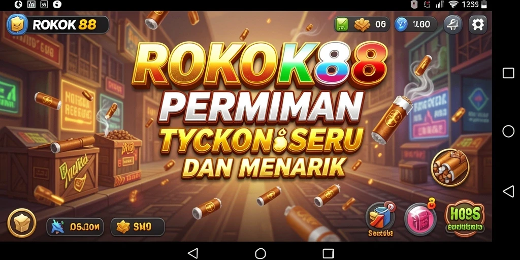 Tampilan gameplay ROKOK88 yang menarik dan strategis.