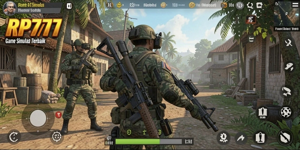 Tampilan screenshot utama RP777 dengan gameplay yang menarik dan interaktif.