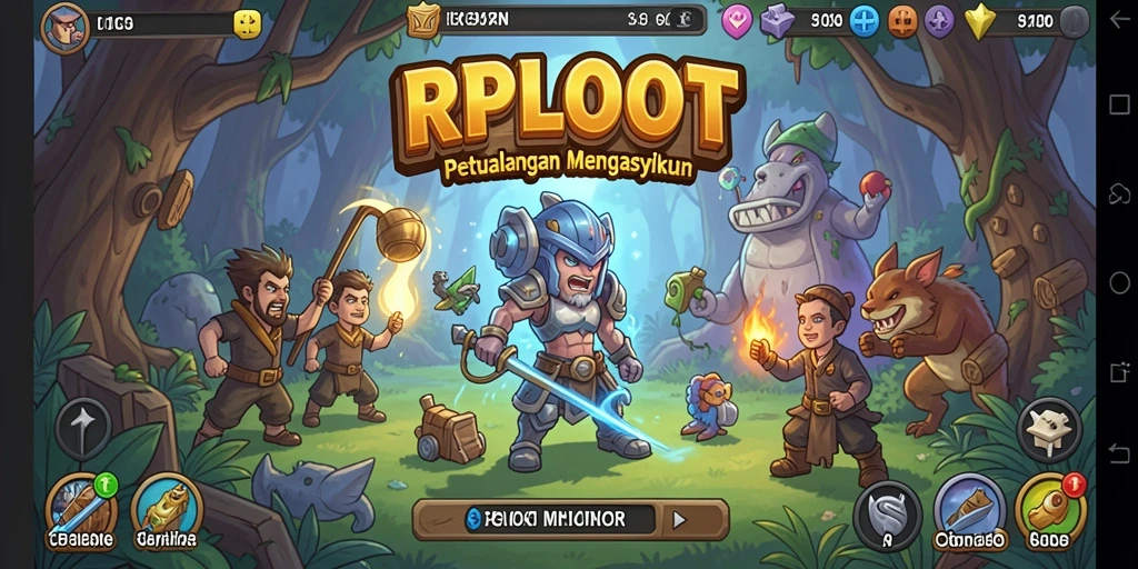 Tampilan gameplay RPLOOT yang menawan dan interaktif.