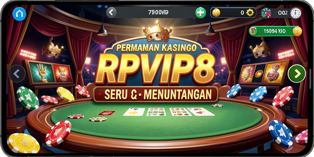 Screenshot RPVIP8 menampilkan gameplay kasino yang seru dan menarik.