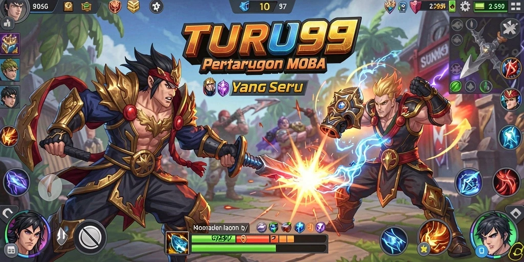 Gameplay seru dan grafik menawan di TURU99.