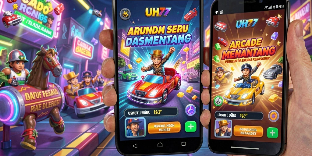 Tampilan gameplay UH77 yang seru dan mendebarkan.