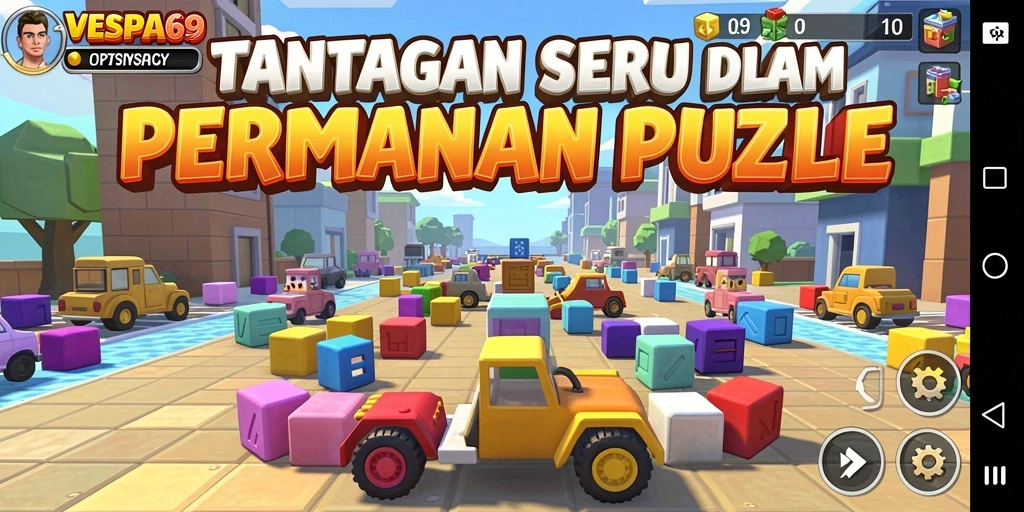 Tangkapan layar VESPA69 menampilkan gameplay Puzzle yang mengasyikkan.